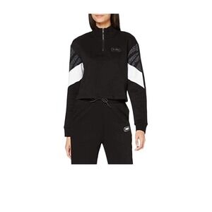 PUMA Rebel Half Zip Crewneck Sweatshirt Womens Size X Sm Jackets